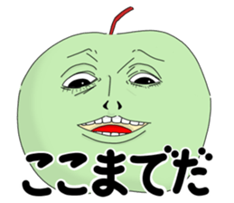 Green apple sometimes fans it sticker #12666512