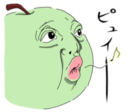 Green apple sometimes fans it sticker #12666514