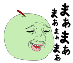 Green apple sometimes fans it sticker #12666515