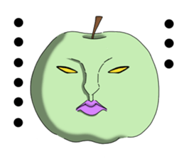Green apple sometimes fans it sticker #12666521