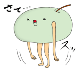 Green apple sometimes fans it sticker #12666523