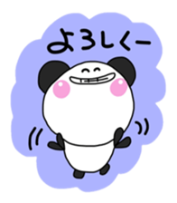 Warm fuzzy panda ! sticker #12666653