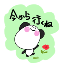 Warm fuzzy panda ! sticker #12666658