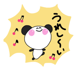 Warm fuzzy panda ! sticker #12666660