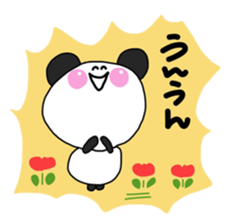 Warm fuzzy panda ! sticker #12666662
