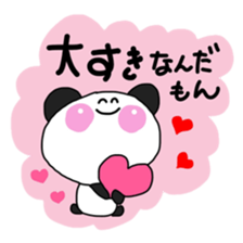 Warm fuzzy panda ! sticker #12666678