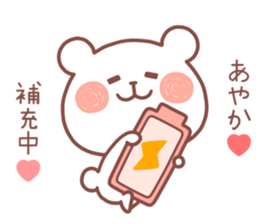 AYAKA STICKER. sticker #12666883