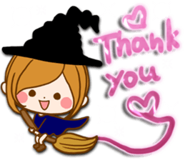 Leisurely a girlfriend autumn sticker #12667420