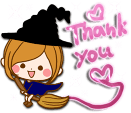 Leisurely a girlfriend autumn sticker #12667420