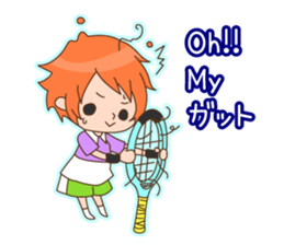 Tennis Lover Boy sticker #12668335