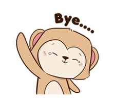 Cheeky Monkey Animated sticker #12669304