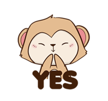Cheeky Monkey Animated sticker #12669310