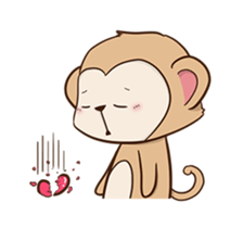 Cheeky Monkey Animated sticker #12669312