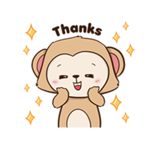 Cheeky Monkey Animated sticker #12669318