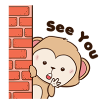 Cheeky Monkey Animated sticker #12669320