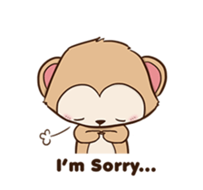 Cheeky Monkey Animated sticker #12669323