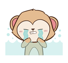 Cheeky Monkey Animated sticker #12669324