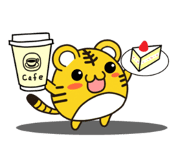 Happy daily life of a little tiger ver.2 sticker #12669926