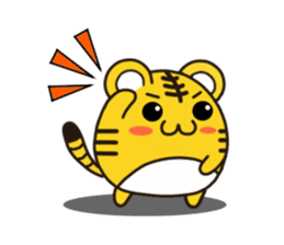 Happy daily life of a little tiger ver.2 sticker #12669930