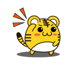 Happy daily life of a little tiger ver.2 sticker #12669930
