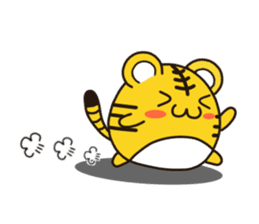Happy daily life of a little tiger ver.2 sticker #12669946