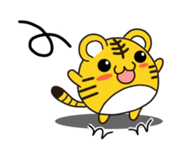 Happy daily life of a little tiger ver.2 sticker #12669948
