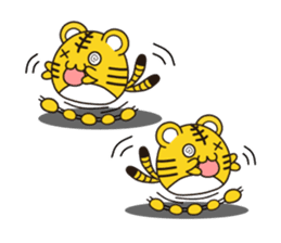 Happy daily life of a little tiger ver.2 sticker #12669950