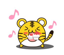 Happy daily life of a little tiger ver.2 sticker #12669959