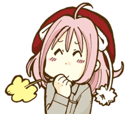 Beribboned beret Sehui-chan sticker #12670048