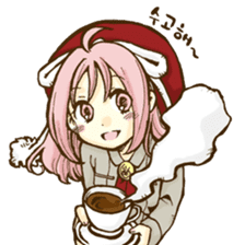 Beribboned beret Sehui-chan sticker #12670050