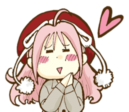 Beribboned beret Sehui-chan sticker #12670057