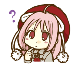 Beribboned beret Sehui-chan sticker #12670058