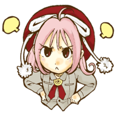 Beribboned beret Sehui-chan sticker #12670061
