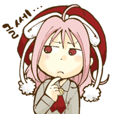 Beribboned beret Sehui-chan sticker #12670063