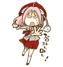 Beribboned beret Sehui-chan sticker #12670066