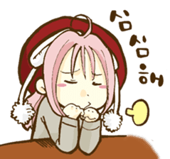 Beribboned beret Sehui-chan sticker #12670067