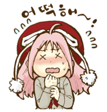 Beribboned beret Sehui-chan sticker #12670076