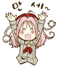 Beribboned beret Sehui-chan sticker #12670081