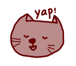 cafe kitty sticker #12670200