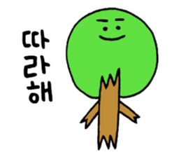 Heartful spinoff - In a forest of Korean sticker #12670440