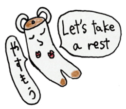 English Japanese bilingual sticker 2nd sticker #12670522