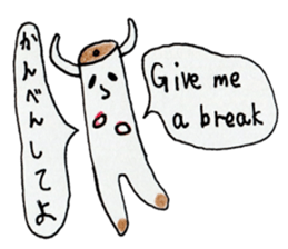 English Japanese bilingual sticker 2nd sticker #12670523