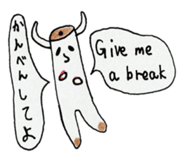 English Japanese bilingual sticker 2nd sticker #12670523