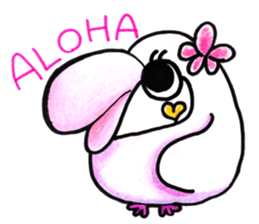 Peach color beak penguin, -PoNi- sticker #12670574