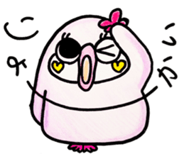 Peach color beak penguin, -PoNi- sticker #12670576