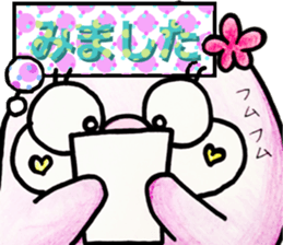 Peach color beak penguin, -PoNi- sticker #12670580