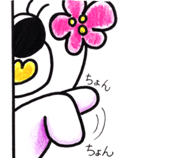 Peach color beak penguin, -PoNi- sticker #12670581