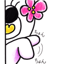 Peach color beak penguin, -PoNi- sticker #12670581