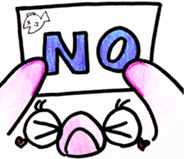 Peach color beak penguin, -PoNi- sticker #12670585