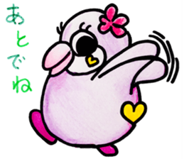 Peach color beak penguin, -PoNi- sticker #12670592